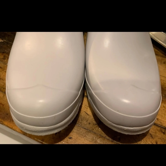 Hunter Matte White Rain Boots - Picture 5 of 8